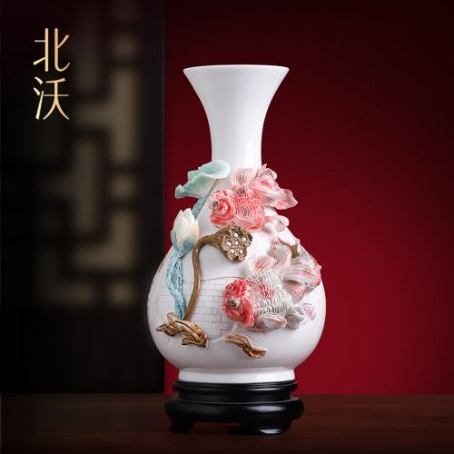 非遗手工瓷花花瓶，可定制礼物