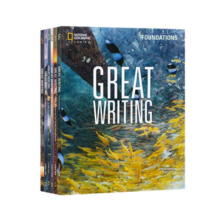 原版美国国家地理第五版Great Writing foundation 1/2/3/4/5级 初高中学英语写作教材greatwriting 句子段落文章英语写作专项训练