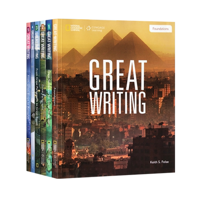 原版进口 Great Writing foundation 第四版美国国家地理写作教材GreatWriting 1 2 3 4 5级 本土初高中学写作训练与作文指导教材