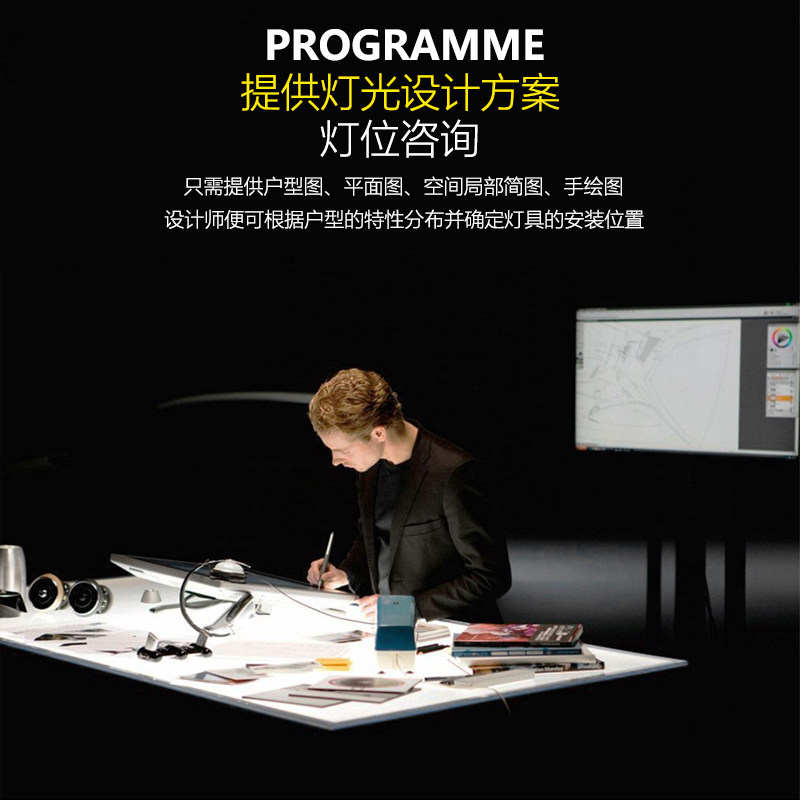 服装店灯光设计实体店铺灯光点位设计制作cad代画男装女装童装店