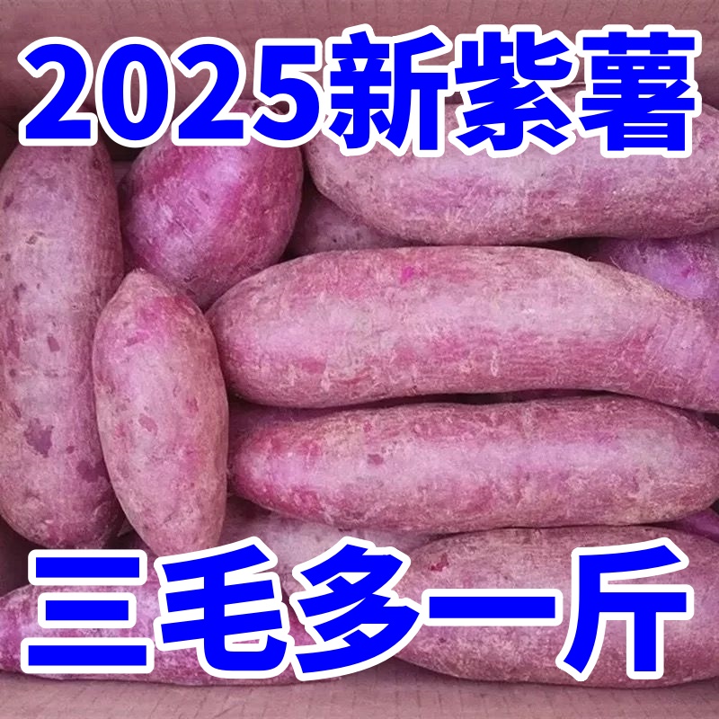 2025紫薯新鲜番薯地瓜农家蜜薯9斤板栗红沙地薯糖心山芋蔬菜包邮