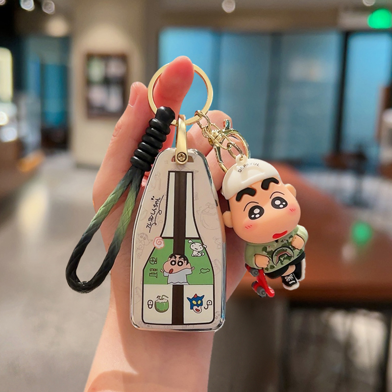 红旗hs5钥匙套h5汽车h9 hs3 h6 hs7 hq9男女2024新款专用可爱扣壳