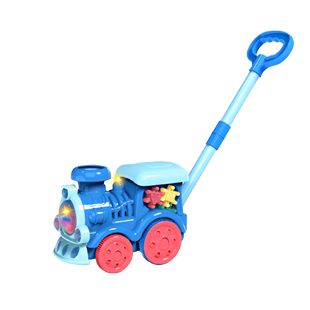 儿童手推学步手推泡泡机玩具1-3岁5岁推推乐学步车单杆推车男女孩