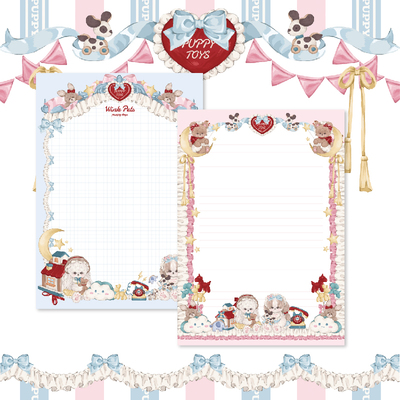 乐本甜梦玩具屋便签本可撕B5拍纸本备忘录简约ins风笔记本高颜值小清新学生学习本