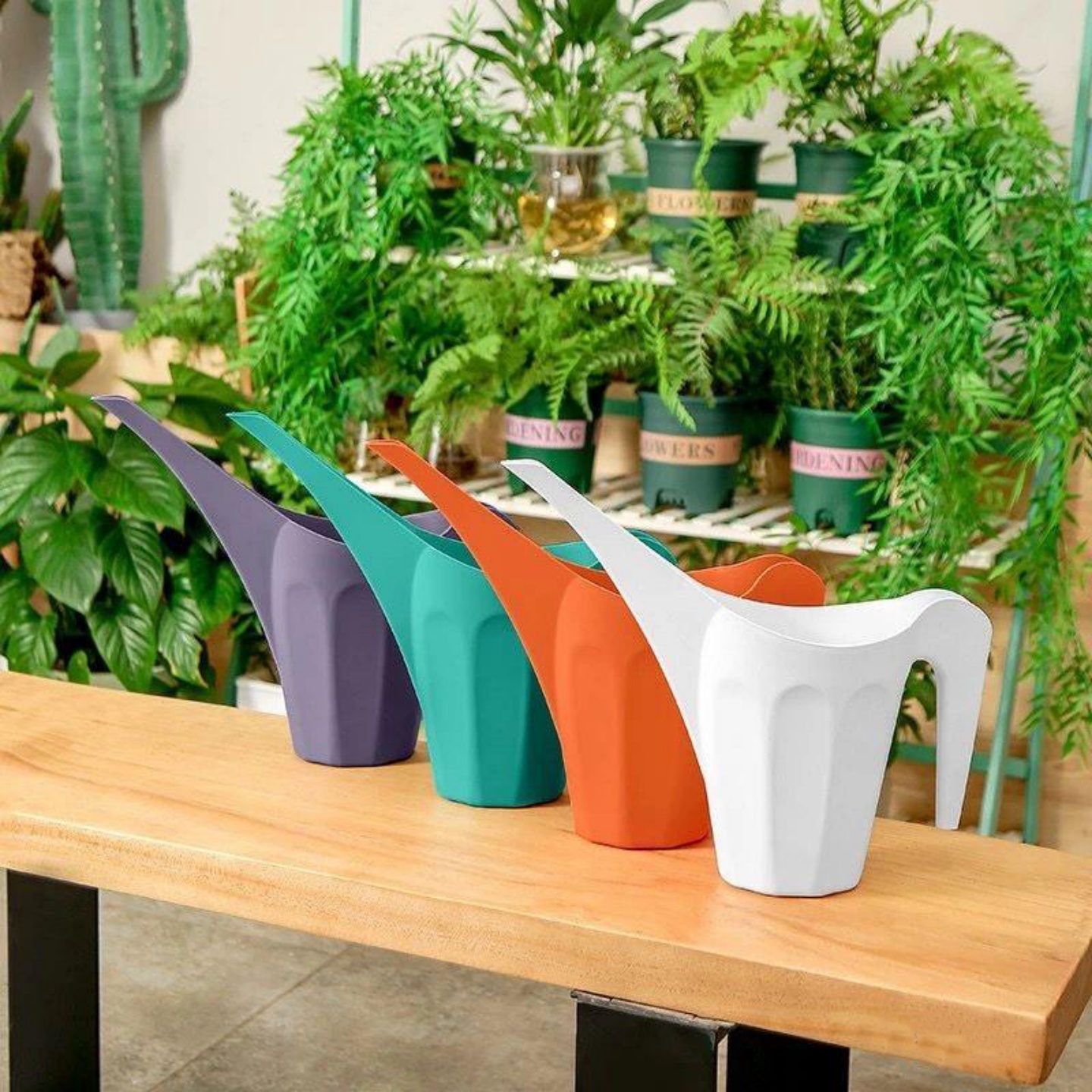 塑料长嘴壶园艺多肉植物浇水壶家用大容量盆栽种菜洒水器浇花神器