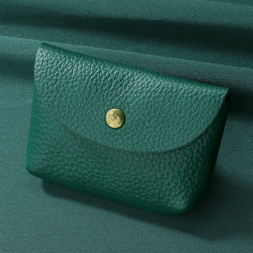 Ультратонкий тонкий короткий модный бумажник, маленькие монеты, картхолдер, кожаный кошелек, из натуральной кожи, простой и элегантный дизайн, воловья кожа