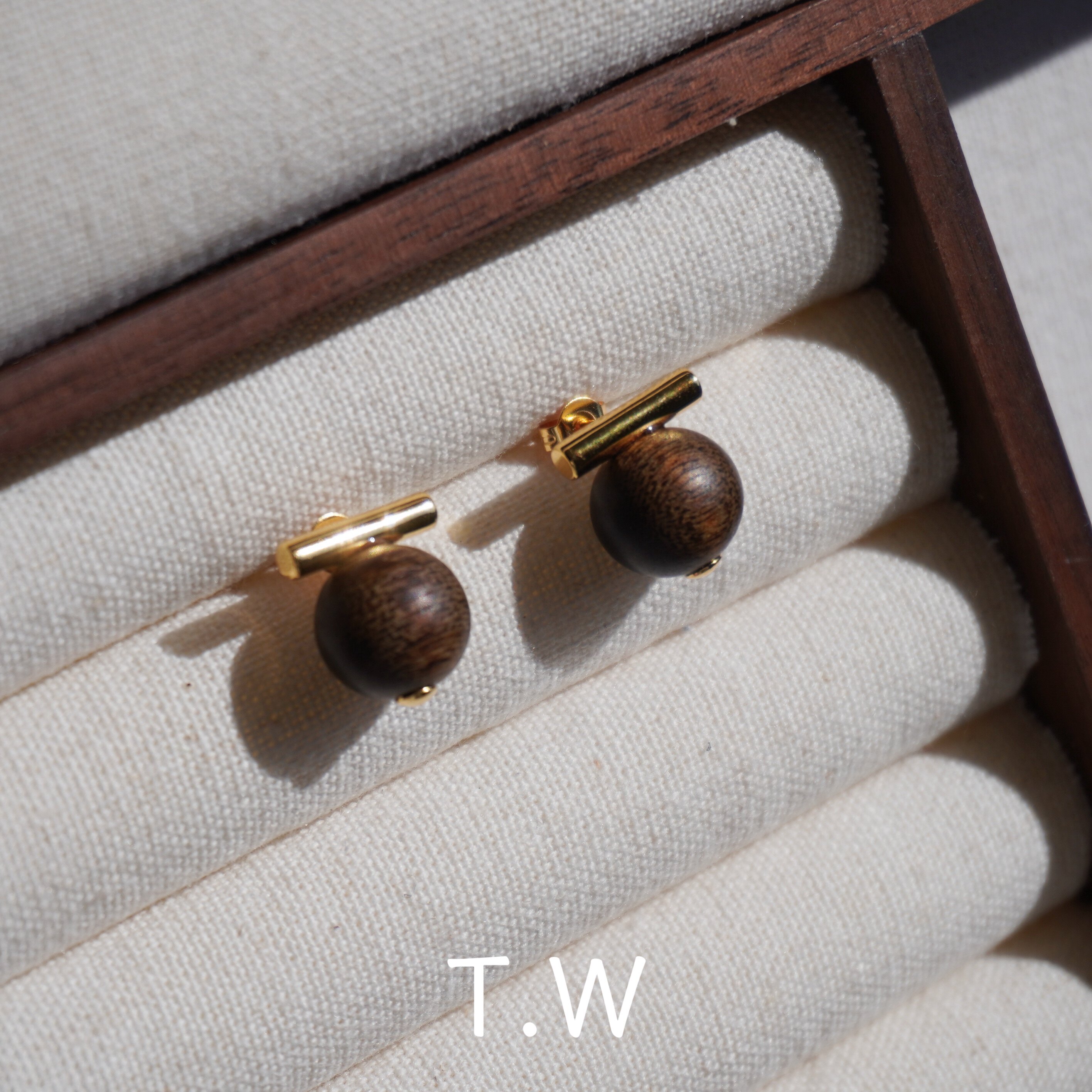 T.W新中式通体925纯银耳钉
