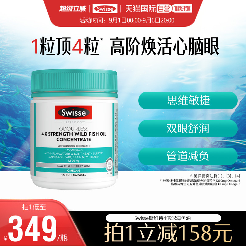 自营鱼油深海鱼油swisse图片