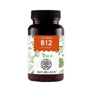 【自营】Naturelove学生用脑提升效率疲惫德国进口维生素B12胶囊