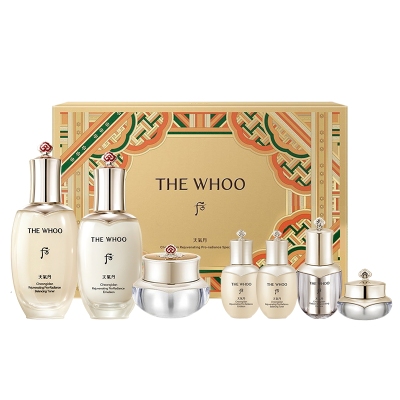 【自营】The history of whoo/后天气丹光耀紧颜水乳套盒pro