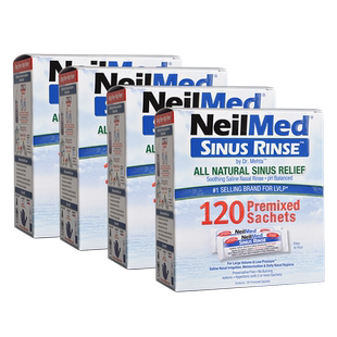 【自营】美国NeilMed洗鼻盐大人专用480包过敏鼻腔冲洗洗鼻盐水