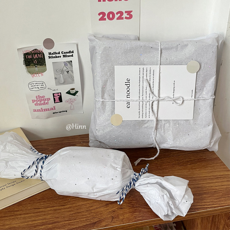 힌 윤기나는 배종이 인 꽃포장지 선물포장 티슈페이퍼 사진배경 분위기지