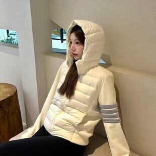 【赠运费险】THHB TB奥利绒短款羽绒服女保暖休闲高连帽夹克外套