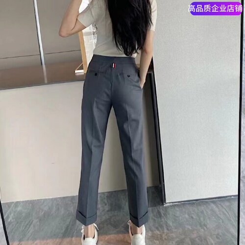 TB休闲裤正装西裤夏季款九分裤潮