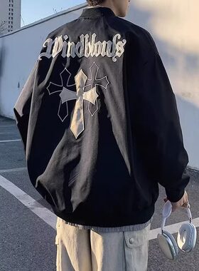 特大码300斤棒球服夹克外套男女
