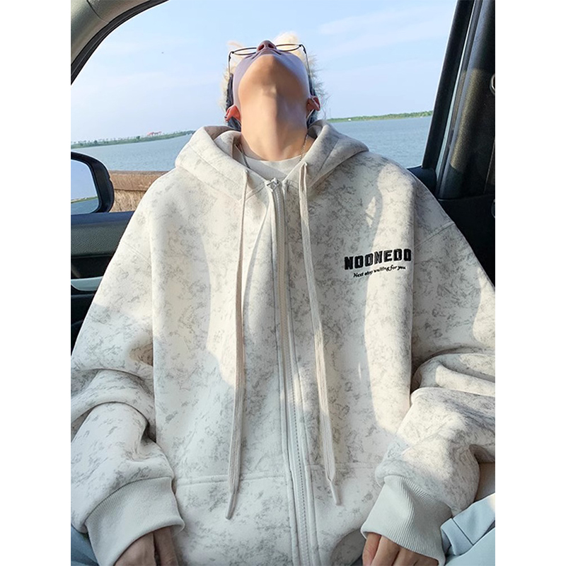 大码300斤重磅开衫卫衣男女秋冬