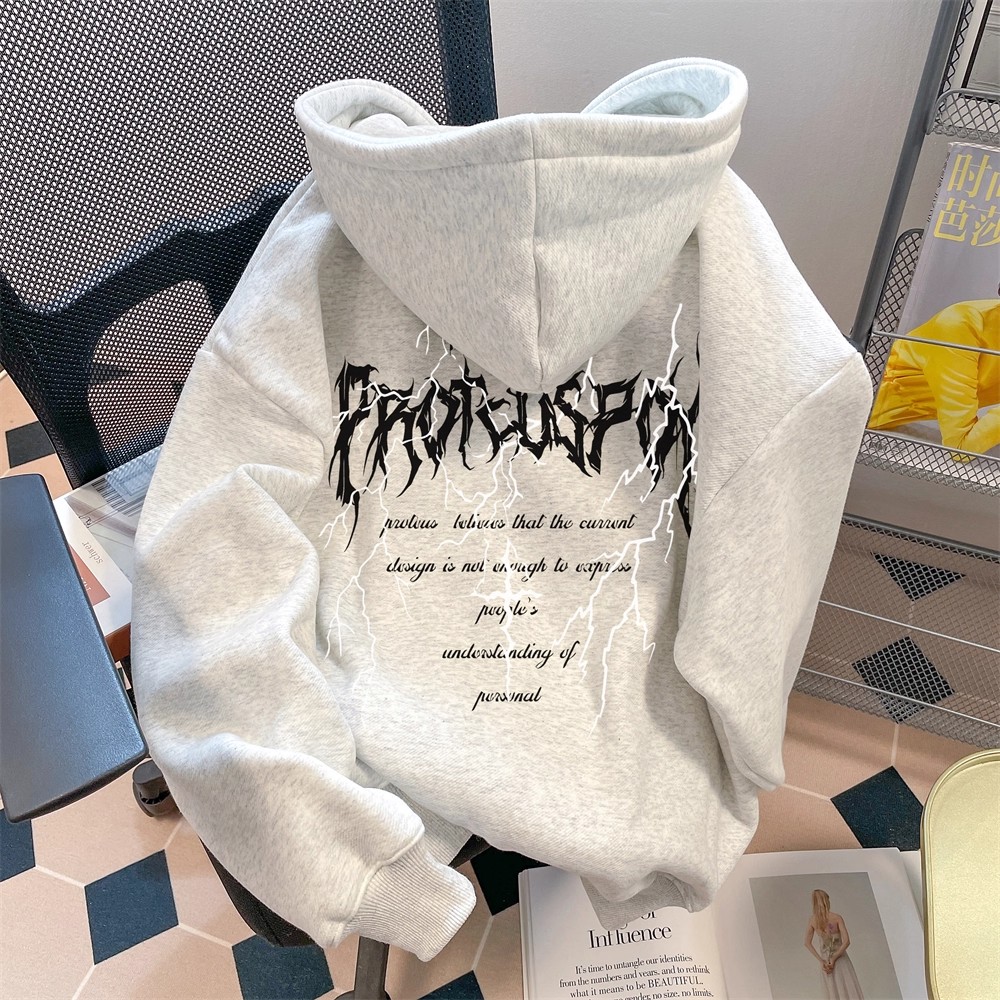 特大码300斤重磅hiphop卫衣男