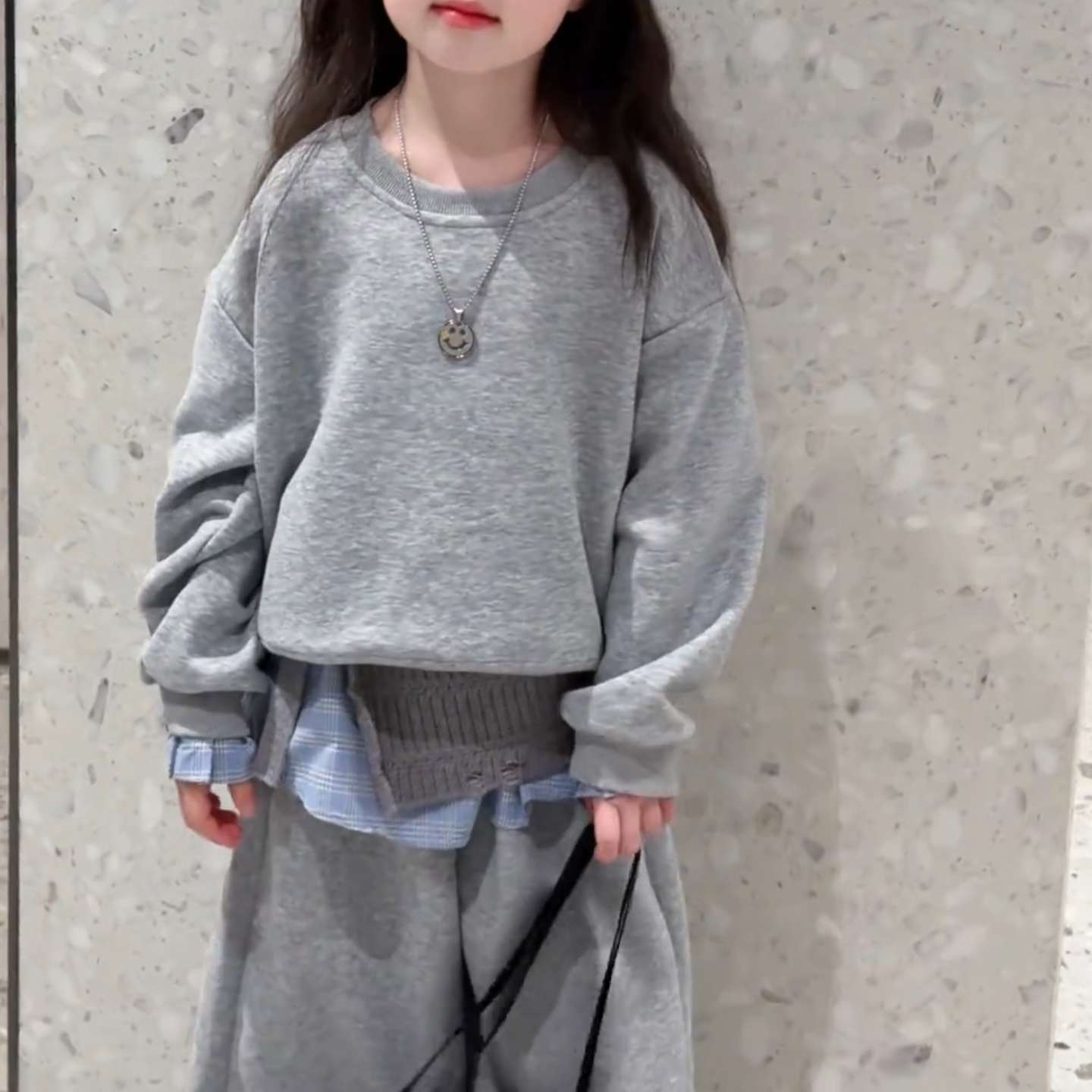 童装女童2026春款套装新款卫衣中大童女孩洋气时尚休闲两件套潮