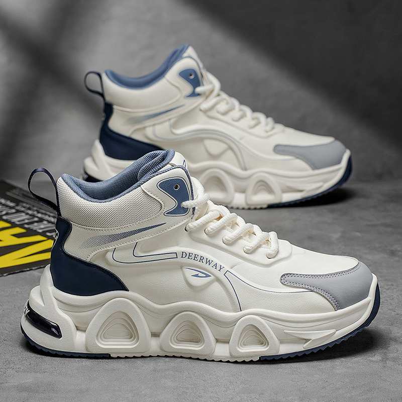 德尔惠男鞋厚底百搭运动鞋男款