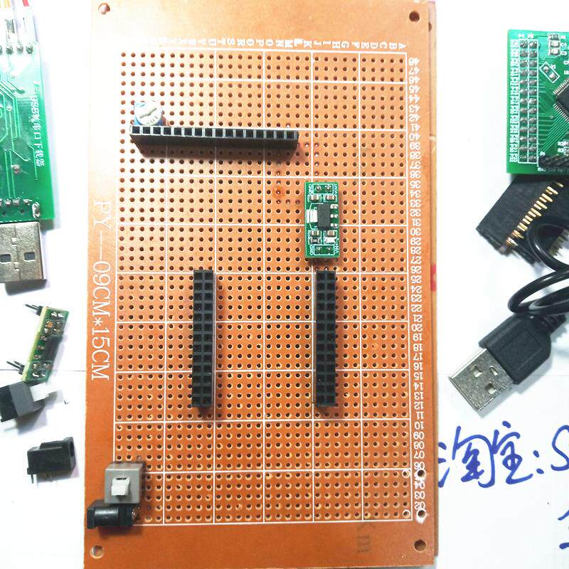 MSP430F149小系统板万用板洞洞板手工焊接单片机控制设计可定制