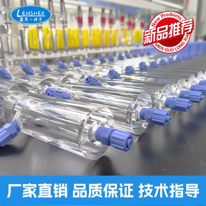 电极传感器流通槽 余氯 ph 电导率 溶氧通用型 流通池 亚克力材质图片