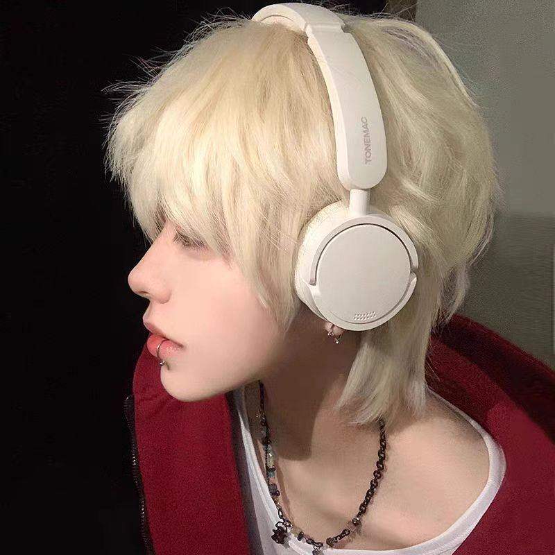 纤韵佳人假发男短发dk男女万用cos假毛仿真帅气少年全头套