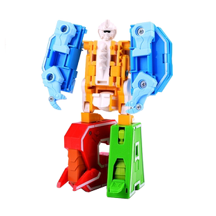 正版字母变形玩具26个英文abcd恐龙儿童益智小男孩新乐新变形教室