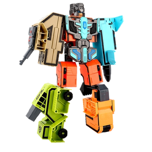 加大号正版数字变形玩具机器人数字0-10拼装合体套装儿童益智玩具