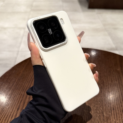 适用于小米15Pro手机壳小米15/14新款磨砂pro超薄肤感小米13pro简约气质纯白色防摔硬外壳保护套大孔高级男女