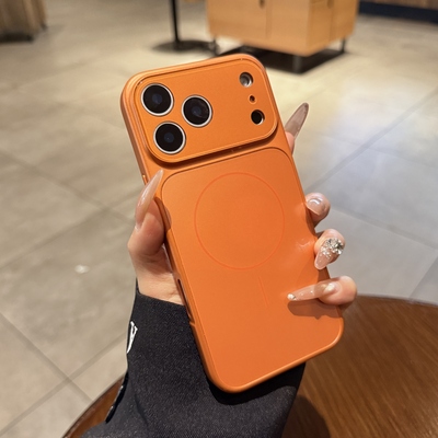 真机同色星宇橙适用iPhone17pro手机壳苹果17promax新款Air磁吸15磨砂16改秒变17大视窗镜头14全包13PM保护套