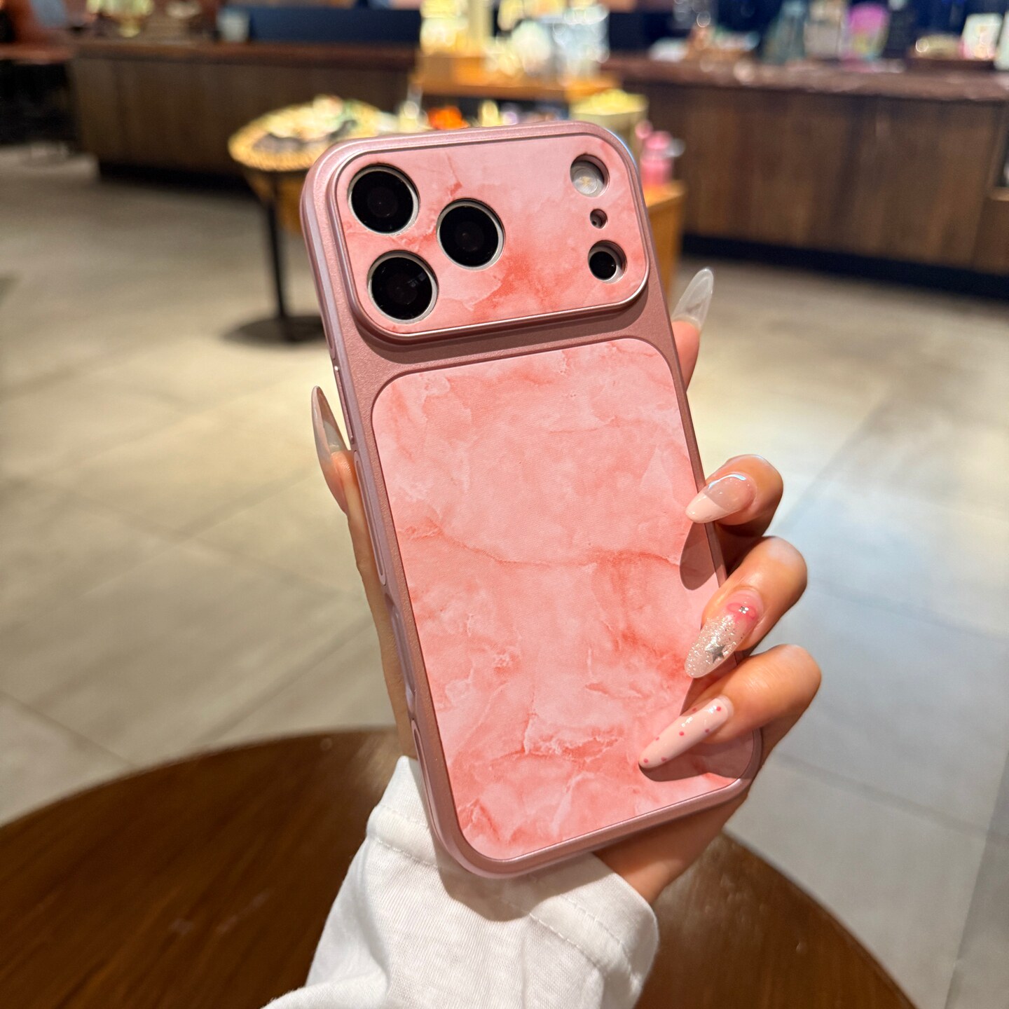 适用苹果17promax手机壳iphone16pro新款粉色大理石纹15秒变17大视窗14情侣高级感男PM防摔女13保护套巨好看