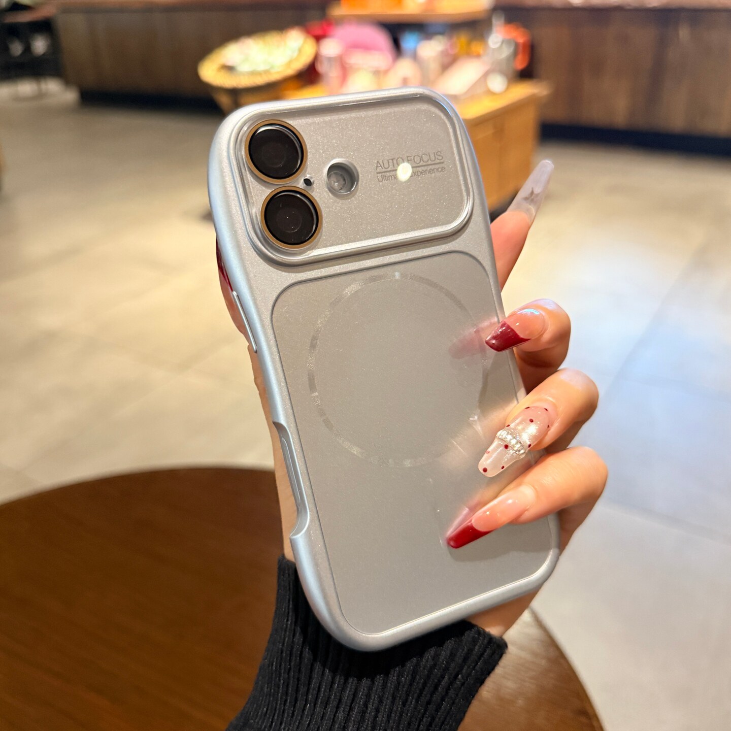 适用iphone17手机壳磁吸17promax银色AG磨砂15苹果16promax新款小蛮腰14PM大视窗镜头全包13硅胶保护套高级女