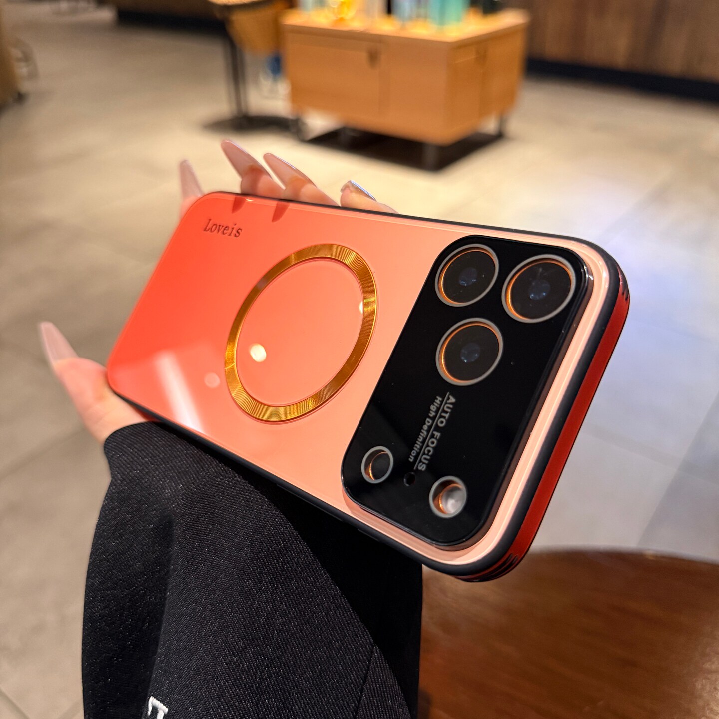 适用苹果17手机壳磁吸iphone17pro渐变星宇橙色16promax新款15玻璃14简约高级air镜头全包plus情侣13保护套女