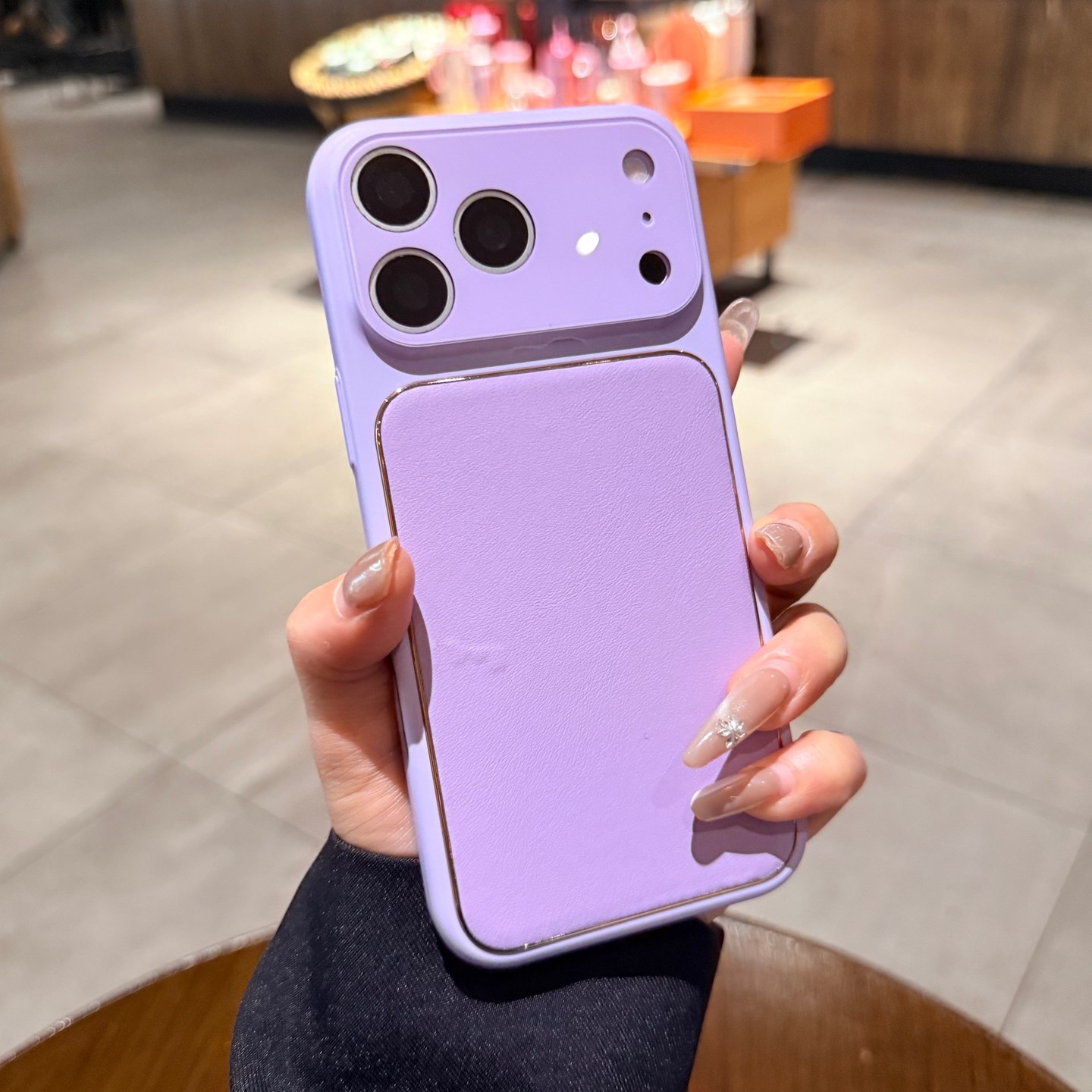 Magsafe磁吸适用iphone17promax手机壳苹果16pro新款紫色15PM秒变大视窗14电镀素皮纹12全包镜头膜13保护套女