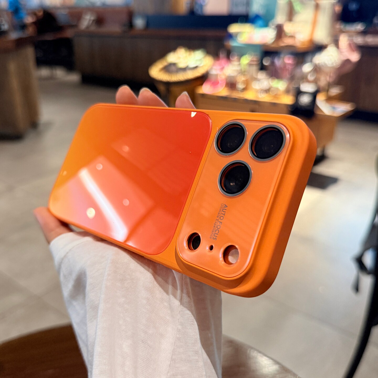 爱玛橙渐变色秒变17适用iphone17Pro手机壳苹果16proMax高级感新款15情侣13全包镜头膜14pm玻璃防摔12保护套