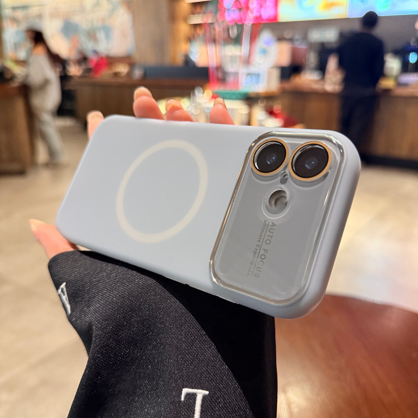 多巴胺果冻钛灰色适用iphone17磁吸手机壳苹果16promax液态硅胶15秒变17大视窗14pro镜头膜全包Magsafe保护套