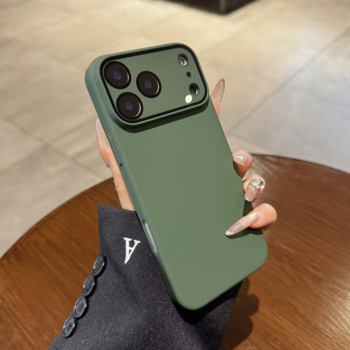 适用iphone17手机壳16pro苹果17promax新款磨砂苍岭绿Air带镜头膜15超火13情侣14独特好看plus全包12PM保护套