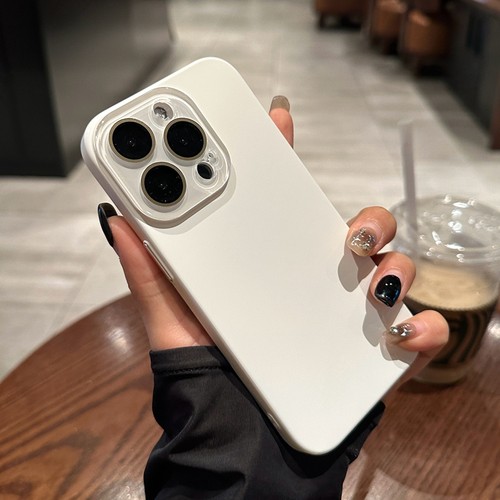 自带镜头膜适用iphone17promax手机壳16苹果17pro新款AIr肤感磨砂15pro简约plus纯白色14pro硬12全包镜头11套