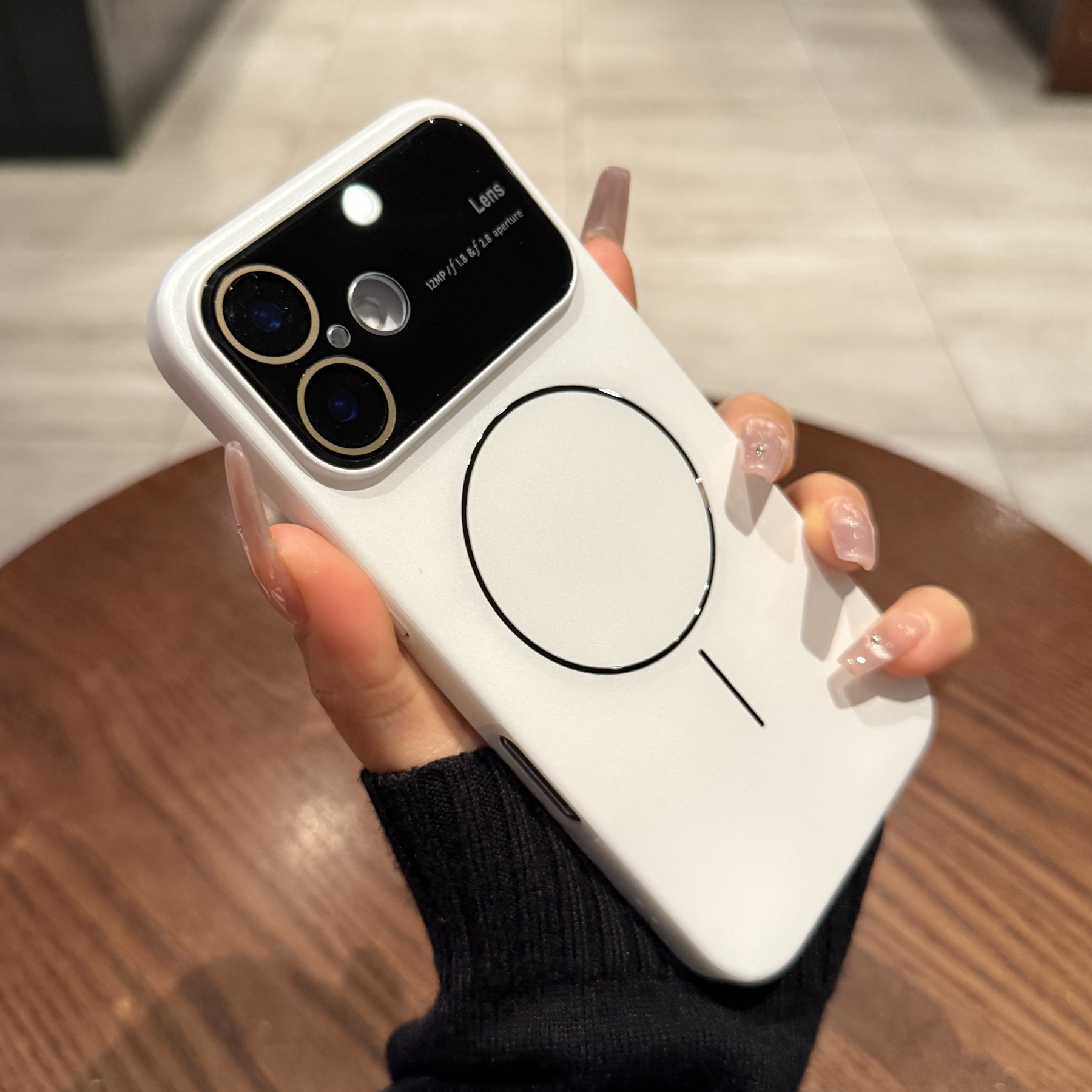 秒变17大视窗适用iPhone17ProMax磁吸手机壳苹果16Pro新款细圈14保护套Magsafe充电15pro磨砂17Air镜头全包13