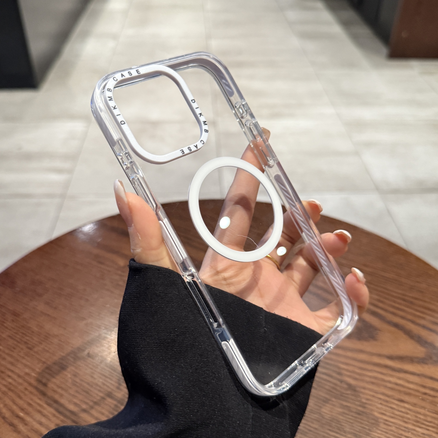 ins透明撞色边框磁吸壳适用苹果16promax手机壳16新款iphone15pro简约高级感14pm防摔男女Magsafe全包保护套