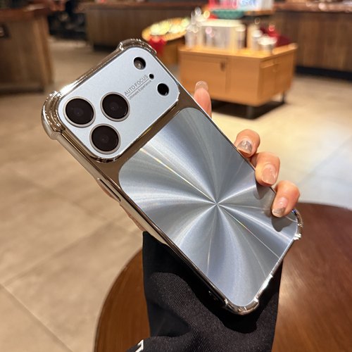 极光CD纹适用苹果17promax手机壳iPhone16pro新款秒变17大视窗15远峰蓝14全包镜头膜pm高级电镀13防摔保护套