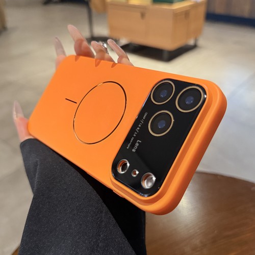 星宇橙色适用iphone17promax手机壳15苹果17新款16pro大视窗镜头膜plus磨砂13磁吸充电14全包12防摔Air保护套