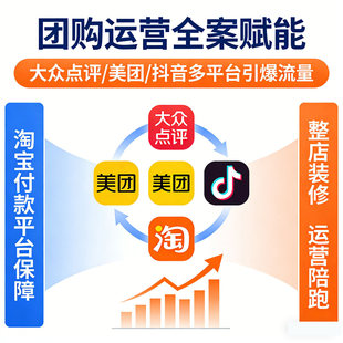 华念美团大众点评抖音团购美图销量店铺写手图片设计商家高德诊断