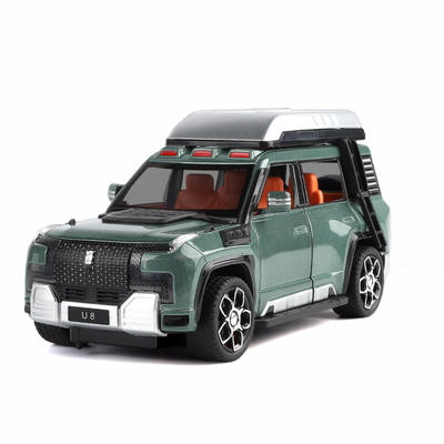 新款 1:24仰望U8越野版仿真合金汽车模型男孩车载摆件声光热销