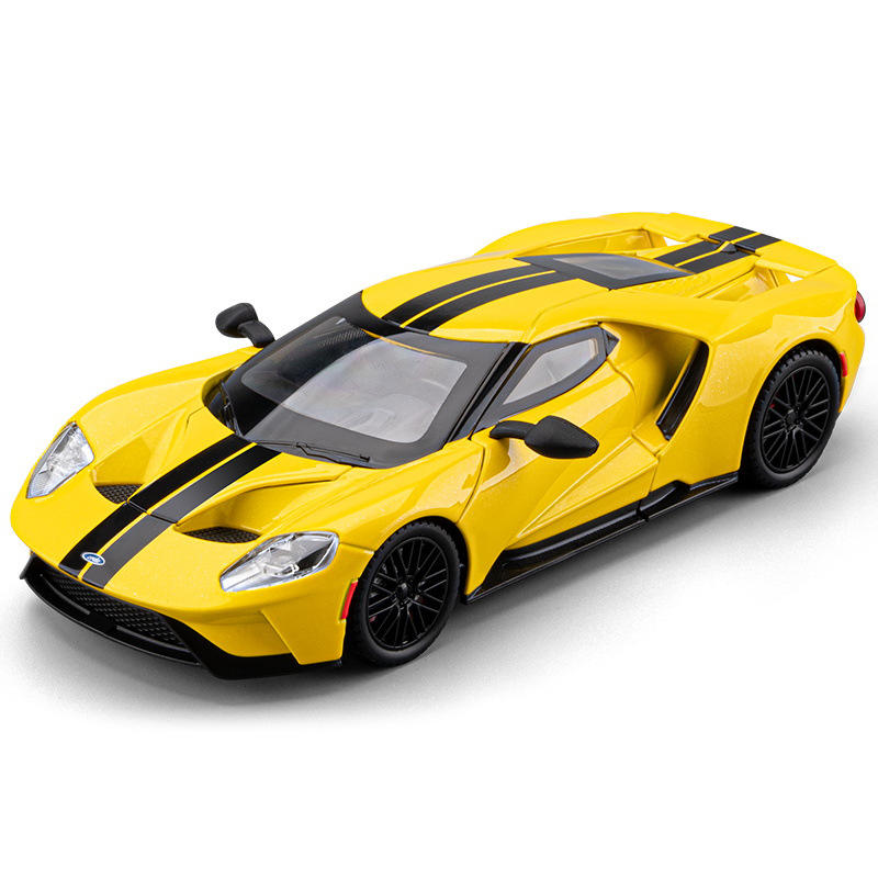 新款 1:24GT超跑合金声光汽车模型店橱窗核心样品摆件