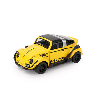 新款1:32合金甲壳虫车模仿真儿童玩具车带声光男孩摆件复古大众车