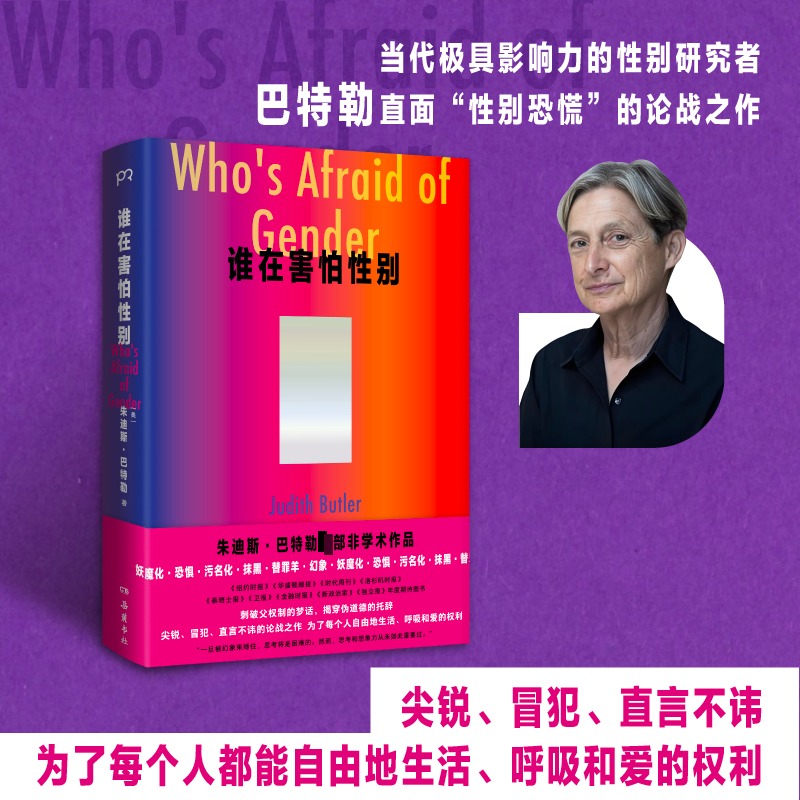 谁在害怕性别 (美)朱迪斯·巴特勒 著 著 刁俊春 译 译 岳麓书社