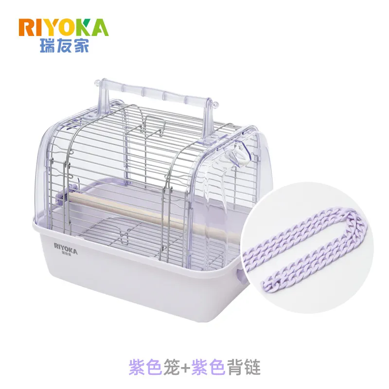 瑞友家鹦鹉便携外出笼小号外带鸟包斜跨小巧肩带笼虎皮玄凤牡丹