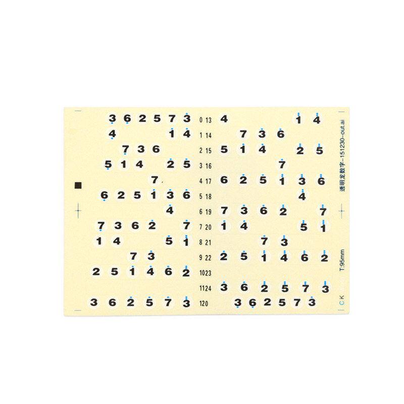 吉他指板音阶数字吉他乐器跨境音阶贴纸配件贴纸辅助简谱