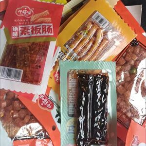 仟禧味 素板筋牛筋辣条蒜香豆角干8090儿时校园怀旧小零食小包装